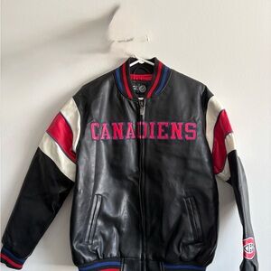 NHL Montreal Canadiens G III Carl Banks Leather Jacket